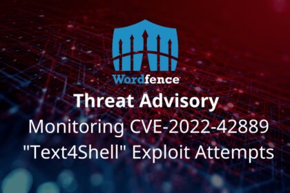 Monitoring CVE-2022-42889 “Text4Shell” Exploit Attempts