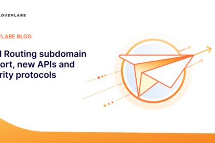 Email Routing subdomain support, new APIs and security protocols