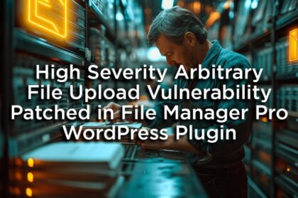 High Severity Arbitrary File Upload Vulnerability Patched in File Manager Pro WordPress Plugin