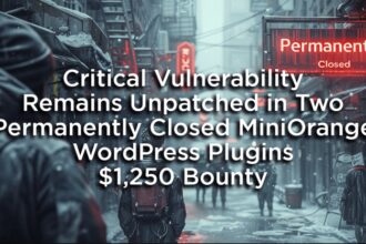 Critical Vulnerability Remains Unpatched in Two Permanently Closed MiniOrange WordPress Plugins – $1,250 Bounty Awarded