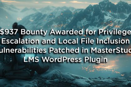 $937 Bounty Awarded for Privilege Escalation and Local File Inclusion Vulnerabilities Patched in MasterStudy LMS WordPress Plugin