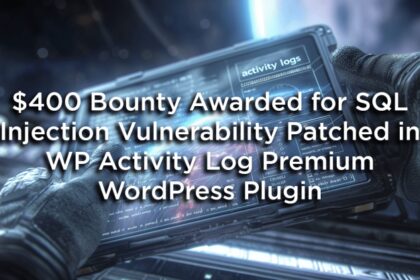$400 Bounty Awarded for SQL Injection Vulnerability Patched in WP Activity Log Premium WordPress Plugin