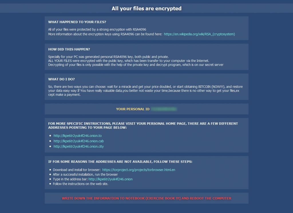 Kaspersky Lab offers to decrypt files encrypted by CryptXXX v.3