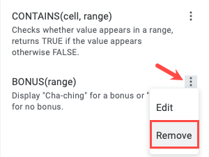 Remove a Named Function