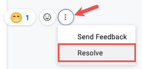 Option to Resolve an emoji