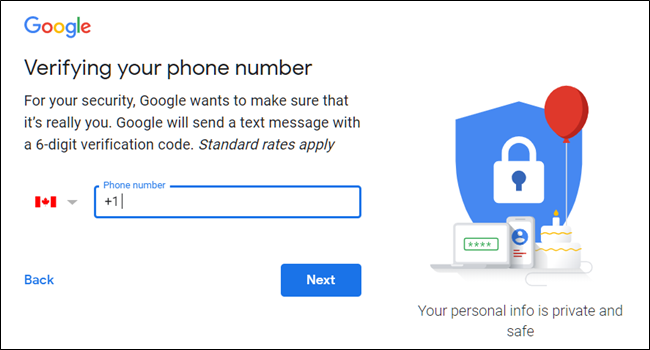 As a security percaution, you have to verify your phone number