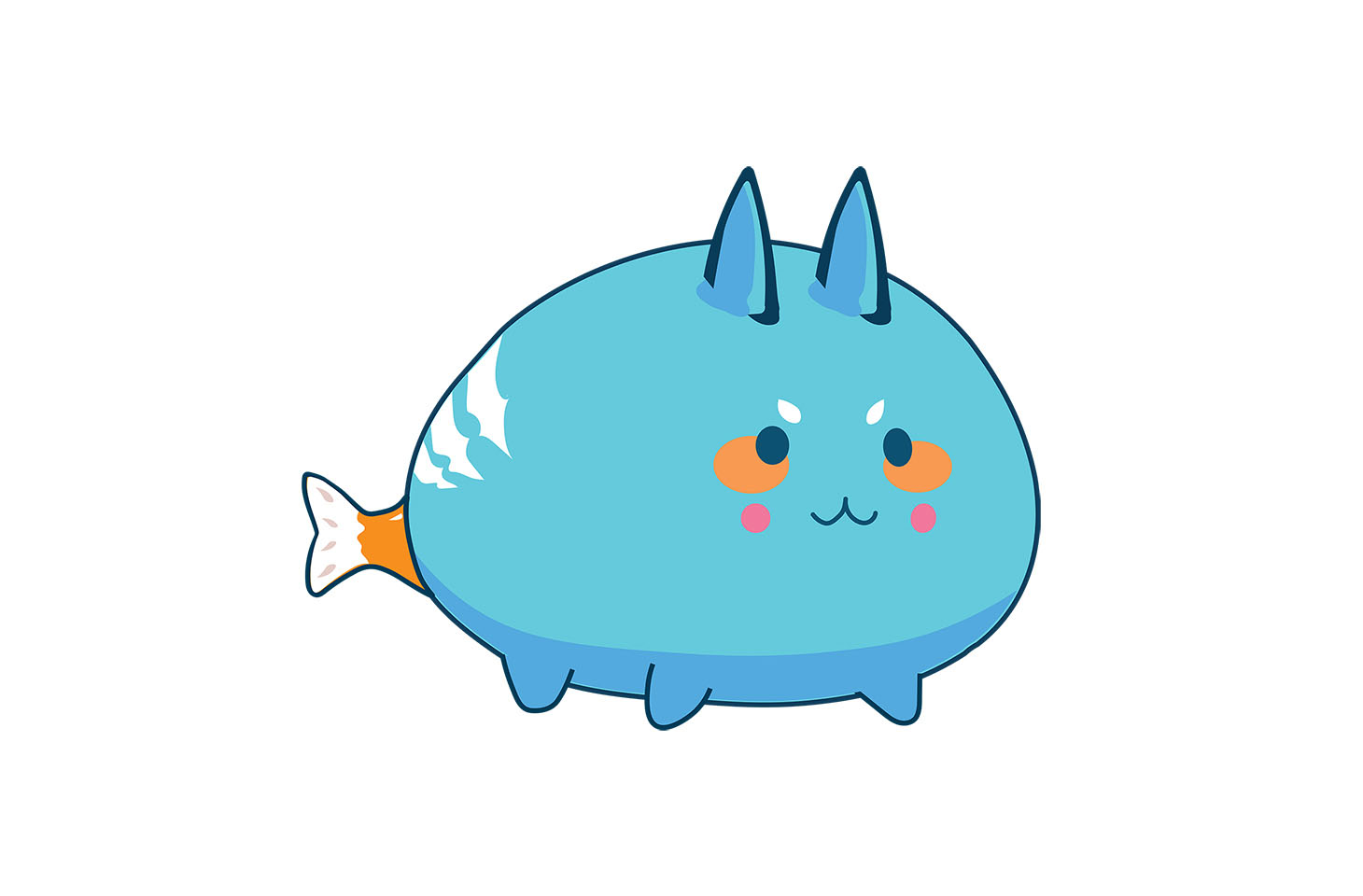 NFT character from blockchain-based game Axie Infinity
