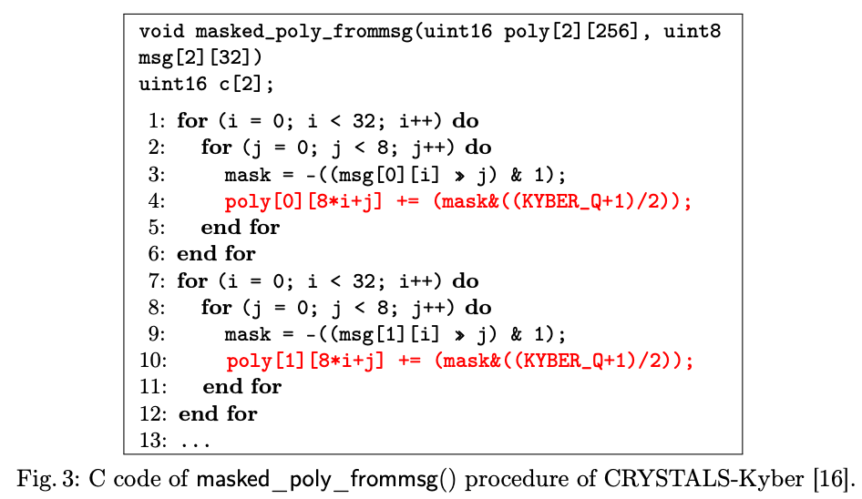 Source-code of the masked implementation of Kyber the DNG paper attacks.