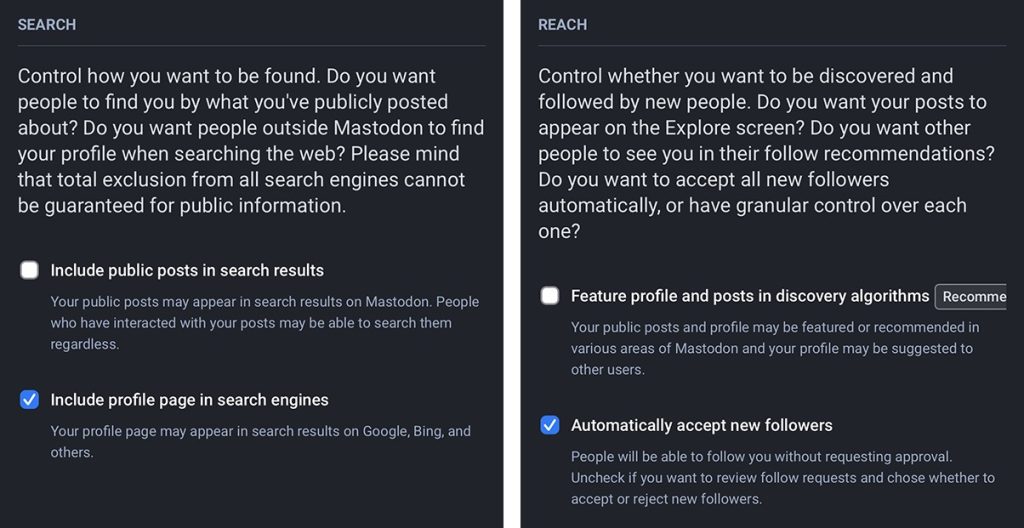 How to become a star (or not): customizing how Mastodon tells others about you.