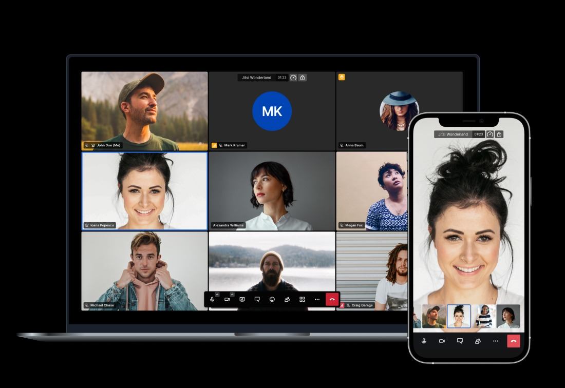 Jitsi Meet is a user-friendly, cross-platform videoconferencing tool with collaboration options. It can be self-hosted or used for free on the developer's website