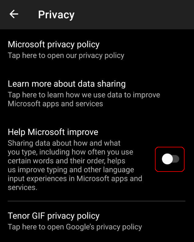 "Help Microsoft improve"... what? Collecting your data?
