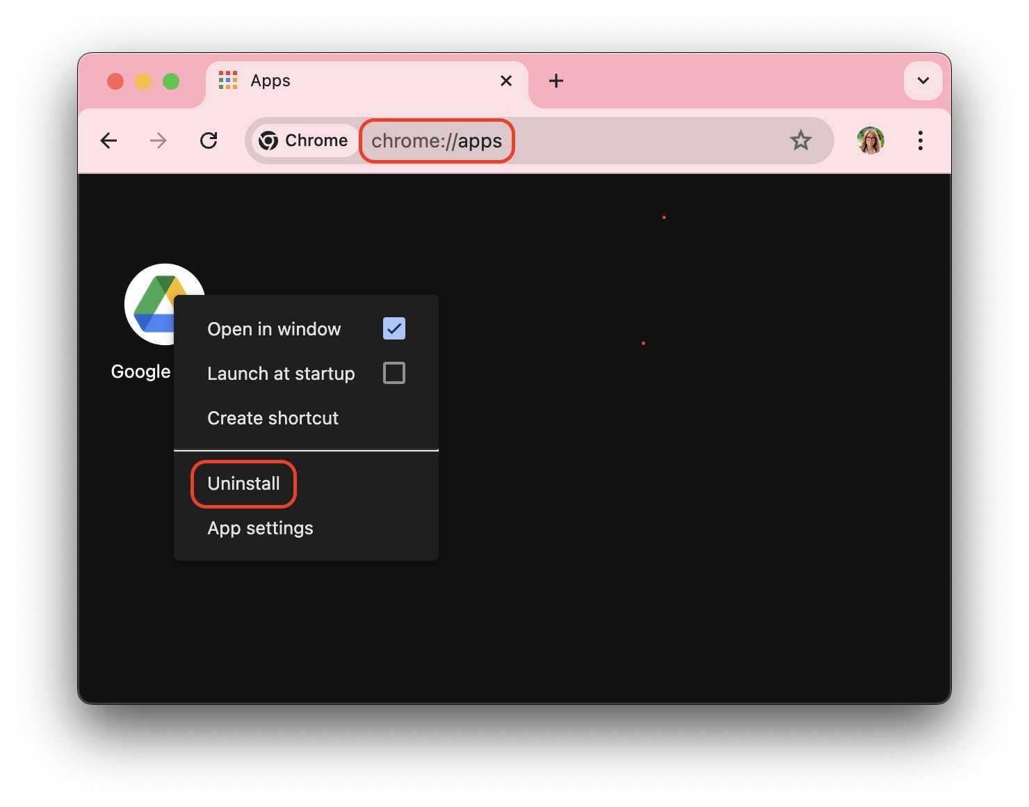 How to view and remove installed PWAs in Google Chrome 