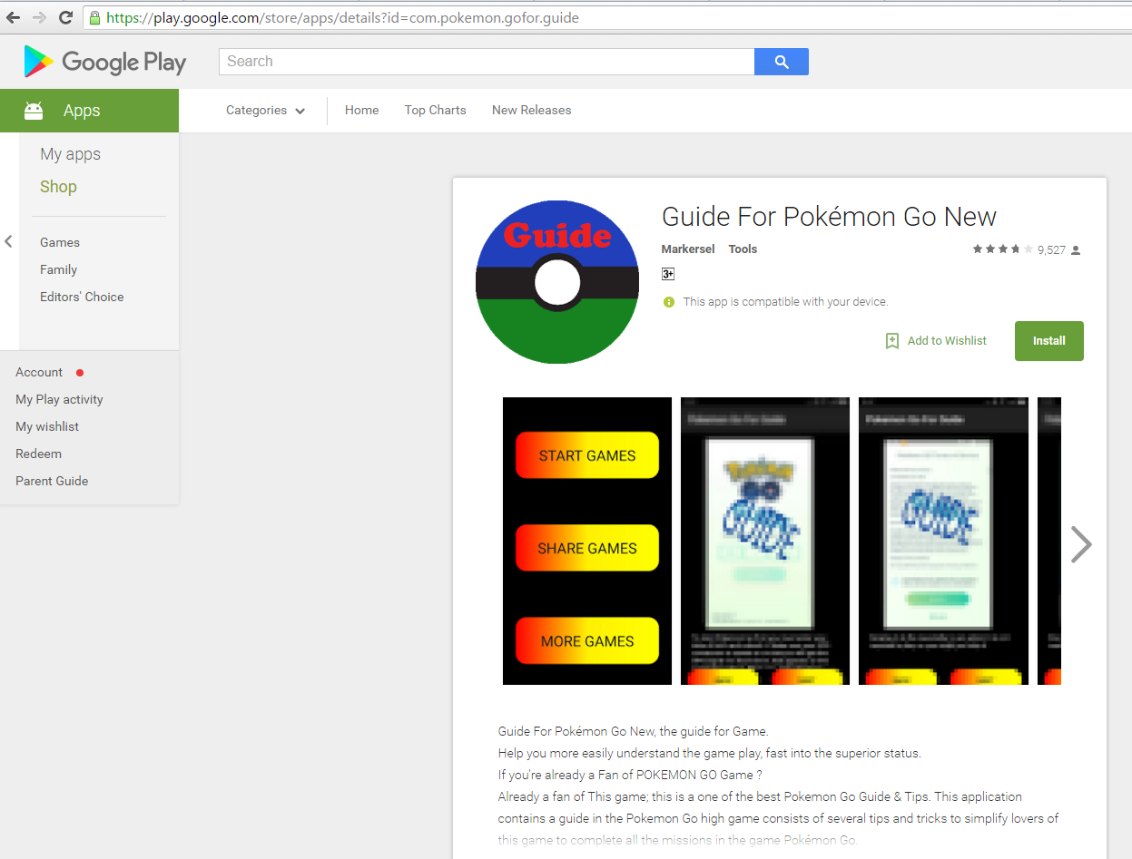 A Pokémon Go Trojan in Google Play